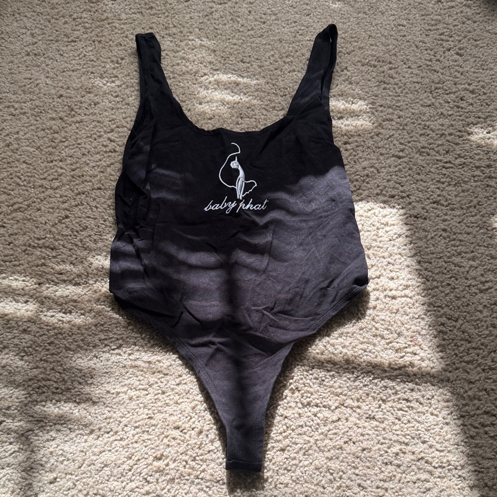 Baby Phat Charcoal Bodysuit